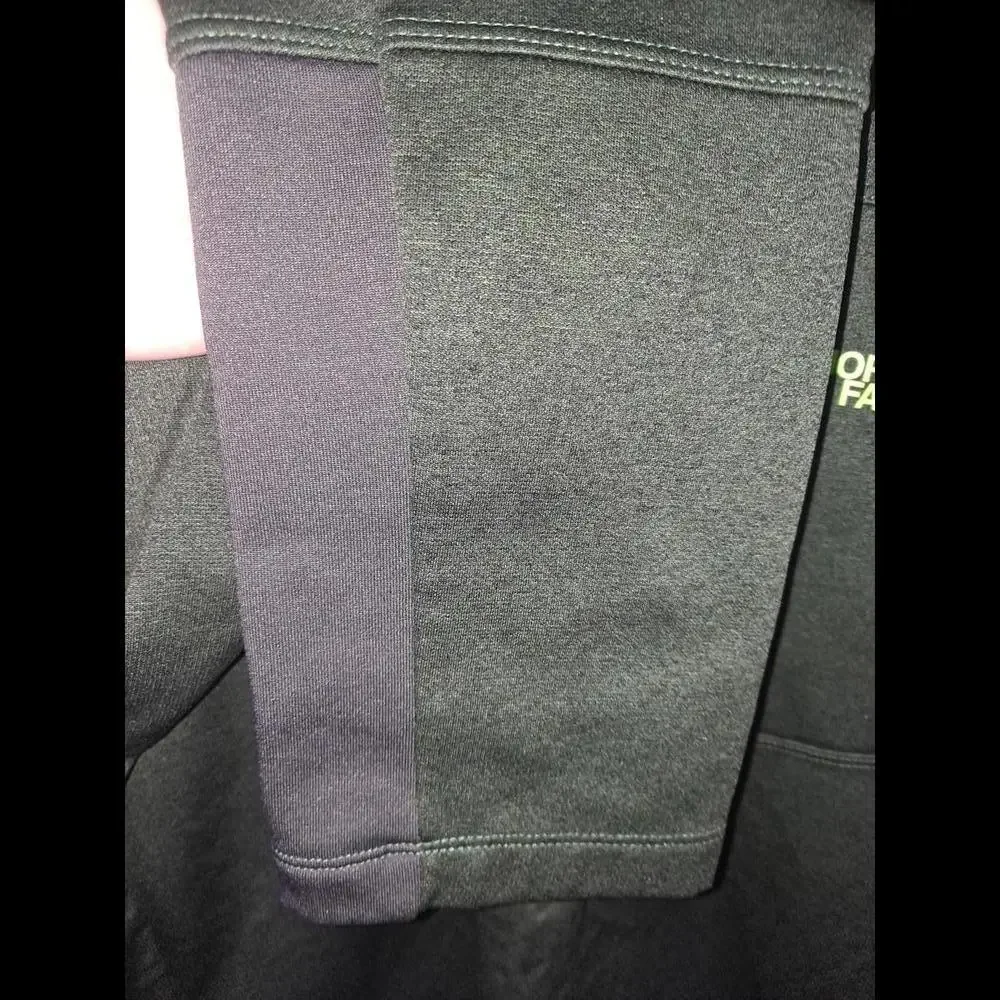The North Face 1/2 Zip Dark Green and‎ Gray Sweatshirt Size XL